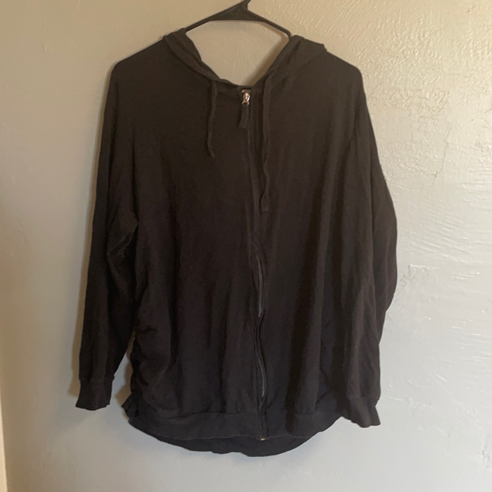 Motherhood Maternity Hooded Zip Up Sweatshirt